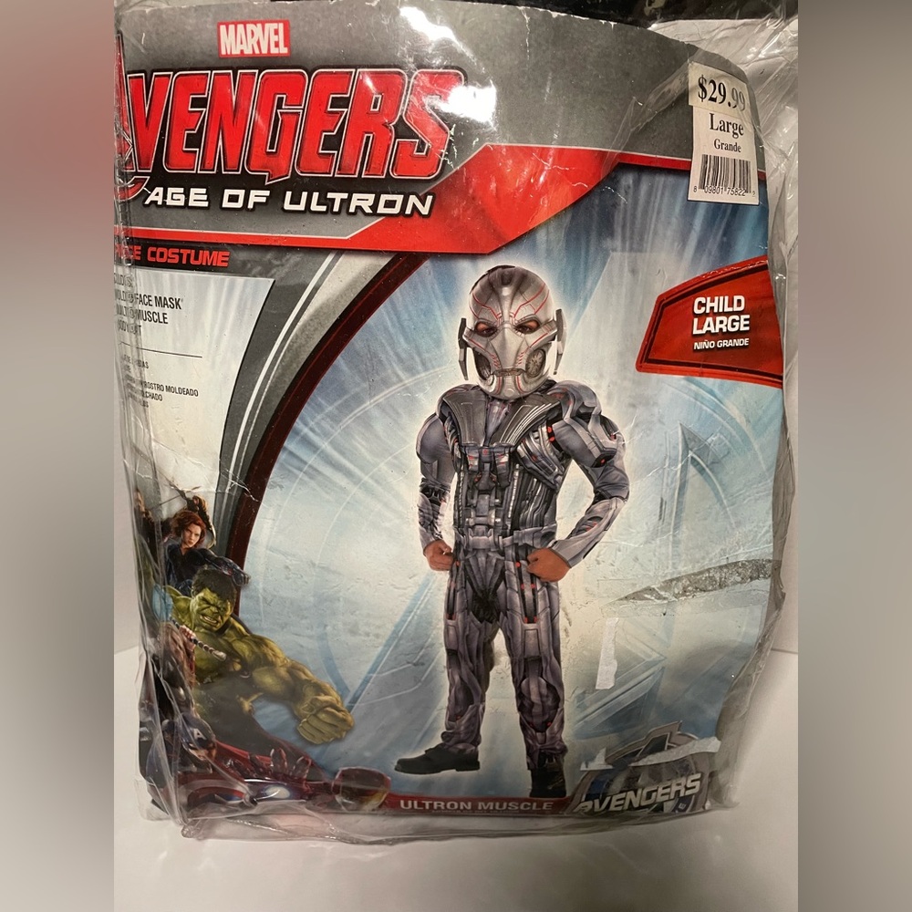 Brand New Superhero Marvel Child Size Large 12-14 Avengers Age of Ultron Costume